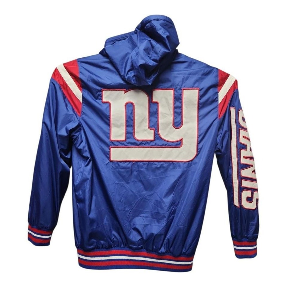 New York Giants NFL zip up Reversible Jacket Hoodie Medium #NFL #Giants - Picture 4 of 5